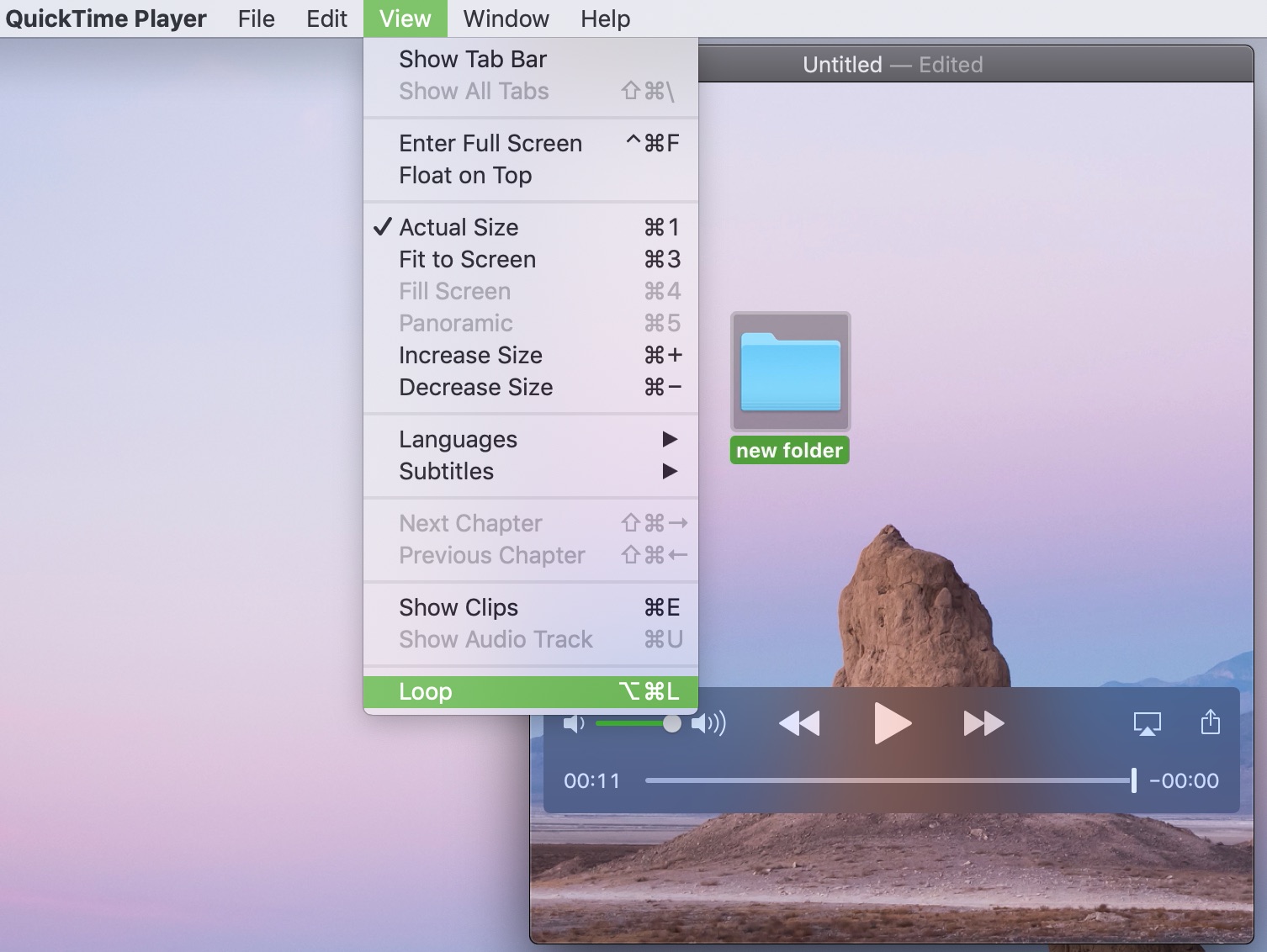 decrease resolution of recorded video for quicktime on mac